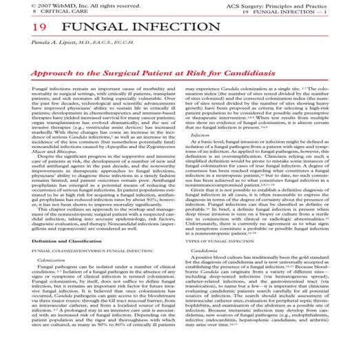 Invasive Fungal Infections: Overview, Diagnosis & Treatment Approaches ...