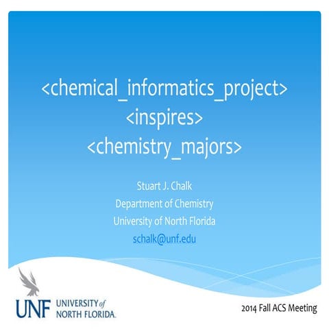 ACS 248th Paper 104 ChemData Project