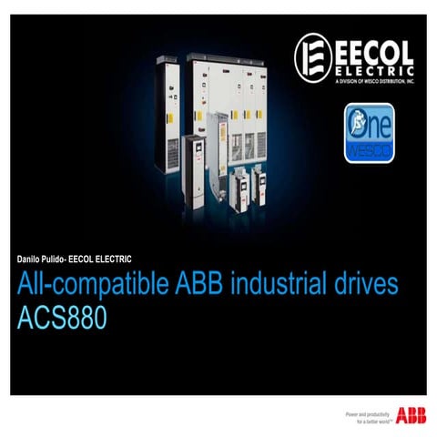 VARIADORES DE FRECUENCIA ACS880  ABB -  EECOL