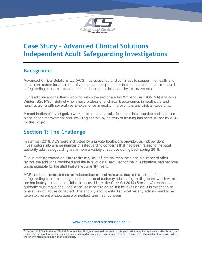 dementia safeguarding case study