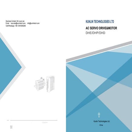 Ac servo drive&motor _Kunlin Tech