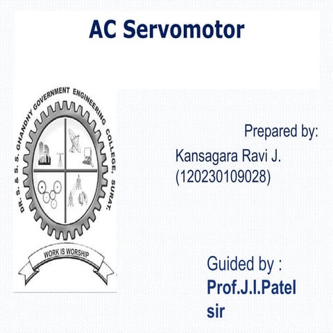 Ac servomotor