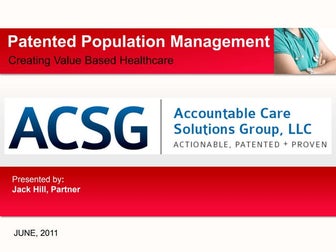 ACSG Presentation
