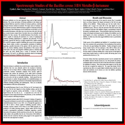 Inhibition of Metallo-b-lactamase
