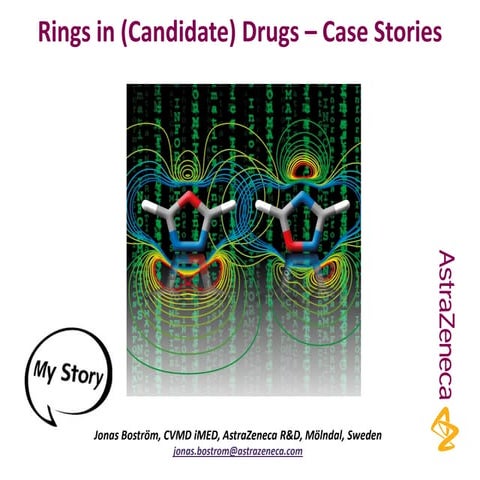 Rings In (Candidate) Drugs - Case Stories