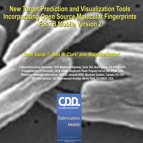 New target prediction and vizualization tools incorporating open source molec...