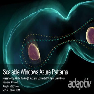 Acsug scalable windows azure patterns