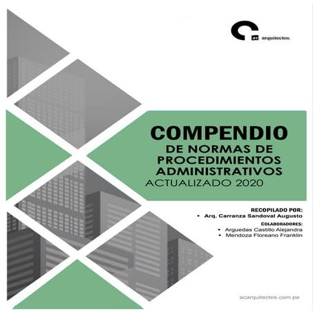 Compendio de normas administrativas actualizado al 2020
