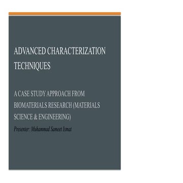 ACT - Presentation.pptx advanced characterization technique | PPTX