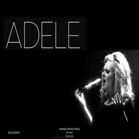 powerpoint de adele | PPTX