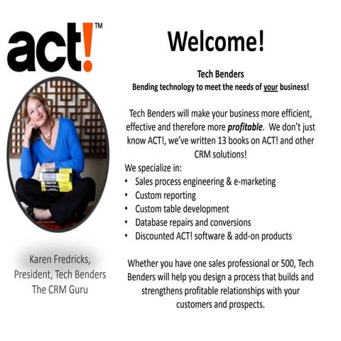 Act CRM 16 Software New Features