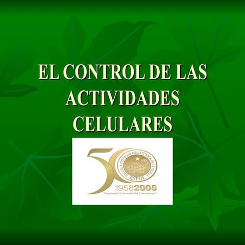 actividad celular