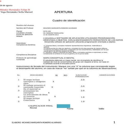 LISTA DE COTEJO ACTIVIDAD 2 SECUENCIA 1