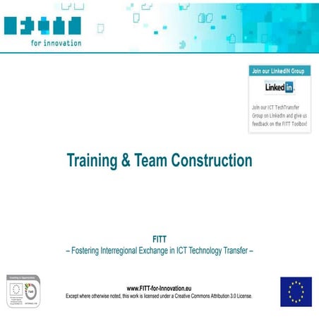 FITT Toolbox: Training & Team Construction