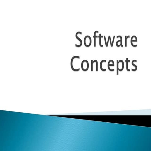 Software Concepts | PPT