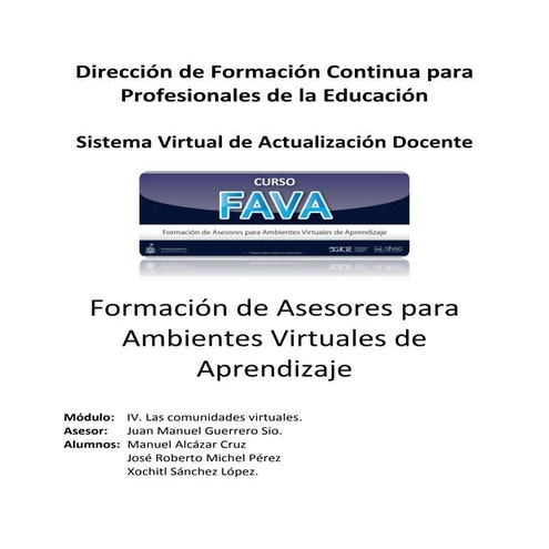 Comunidades Virtuales