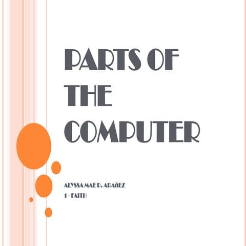 parts of the computer
