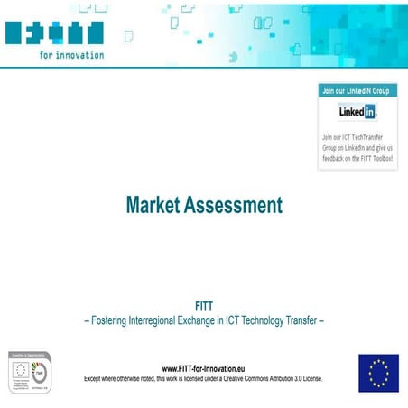 FITT Toolbox: Market Assessment