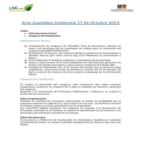 Acta asamblea 17 de octubre 2013