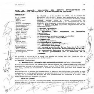 Acta ci con la empresa