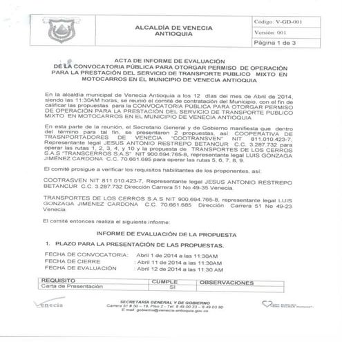 Resolución 040 corantioquia | PDF