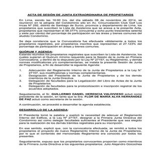 Acta Junta Extraordinaria de Propie...