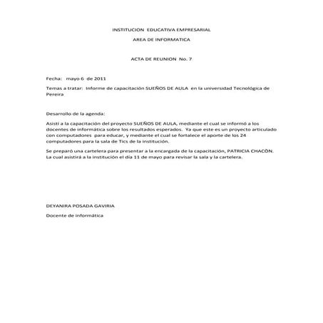 Actas informatica | DOCX