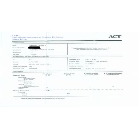 2019 PICAT/ASVAB SCORES | PDF