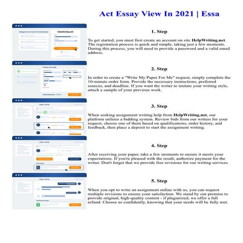 Act Essay View In 2021 Essa. Online assignment writing service.