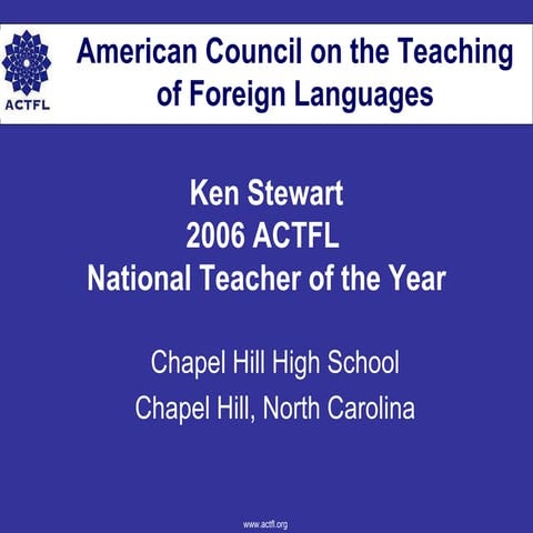 ACTFL Best of Ken Stewart 2010