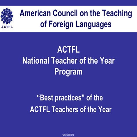 ACTFL Best of Toys 2010