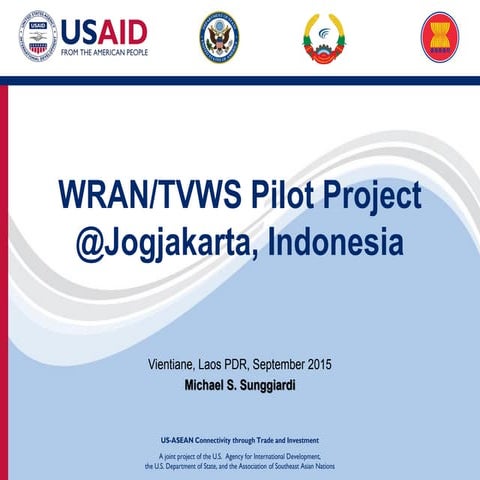 WRAN/TVWS Pilot Project @Jogjakarta, Indonesia