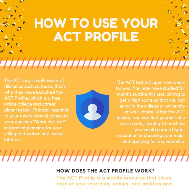 How to Use Your ACT Profile