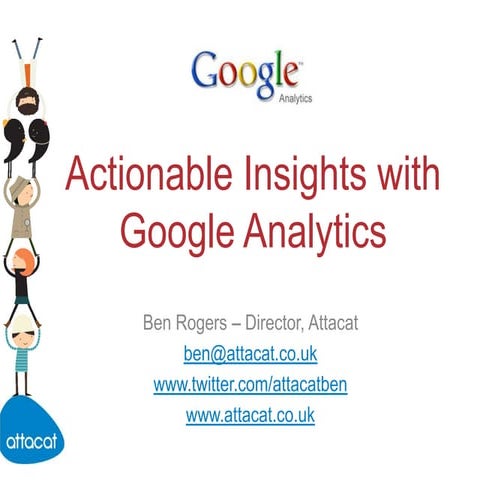Actionable insights with Google Analytics - Edinburgh Chamber of Commerce