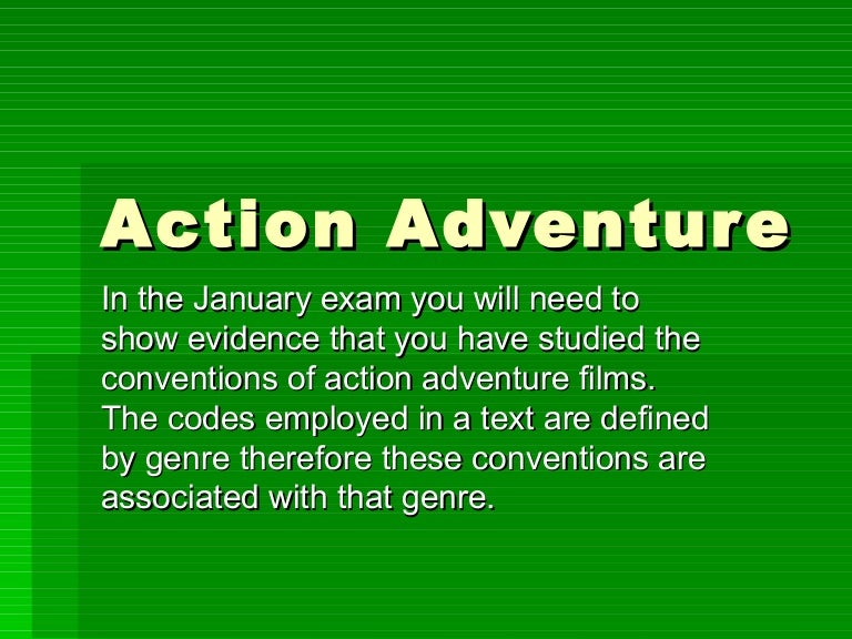Action Adventure Genre