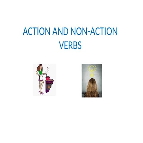 verbos de estados y procesos comparados con verbos dinámicosrados con verbos