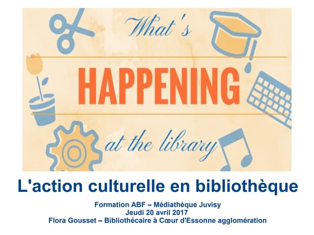 Action culturelle en bibliothèque