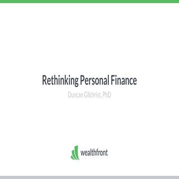 Rethinking Personal Finance -  Action Design SF