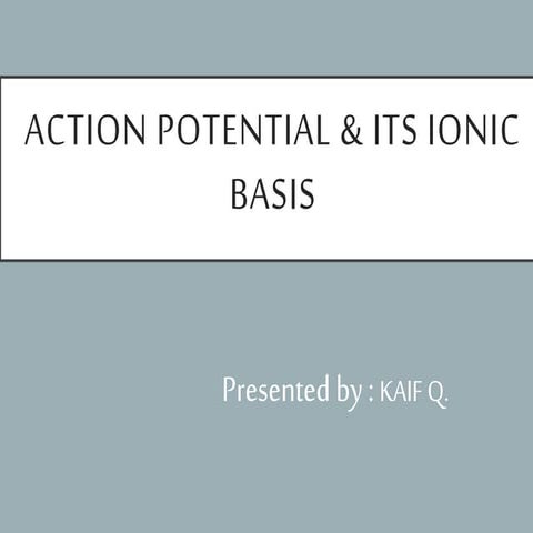 Action potential 
