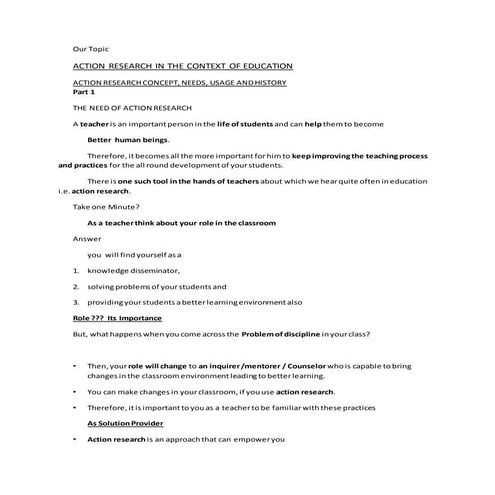 Action research | DOC