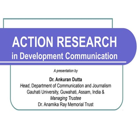 Action Research for Development Communication
