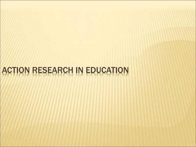 Action research