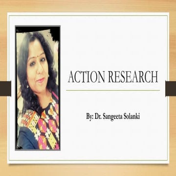 Action Research Project file with illustration
