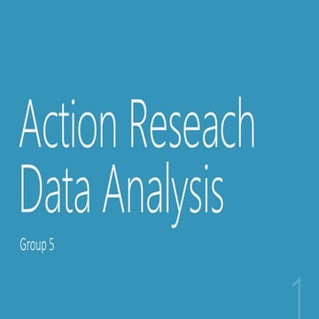Action research data analysis 