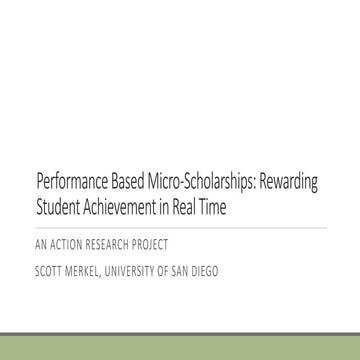 Scott Merkel presentations