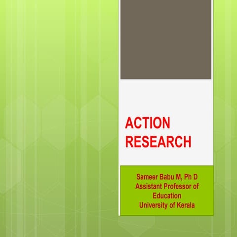 Action research: Basic Information on Action Research