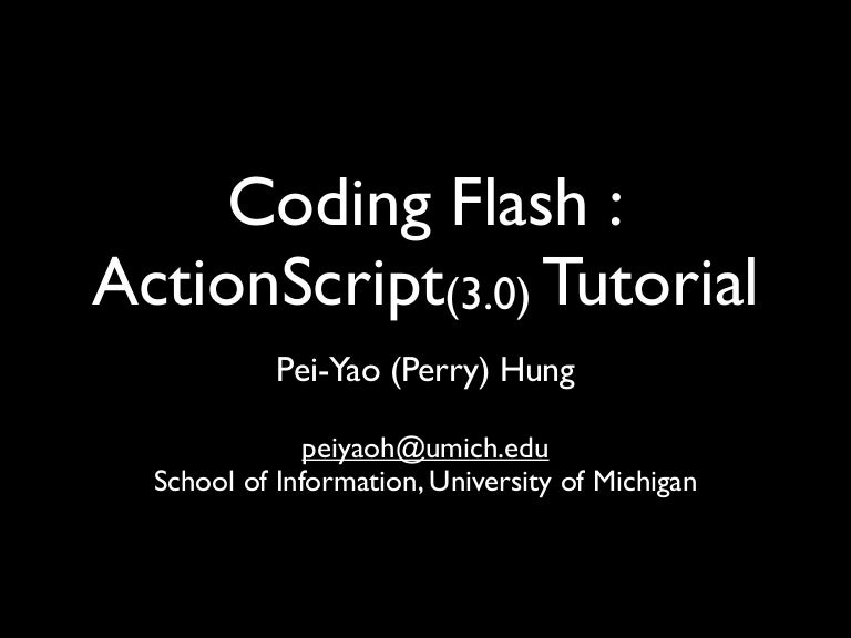 Adobe flash actionscript 3.0