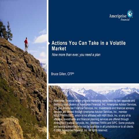 Actions You Can Take In A Volatile Market