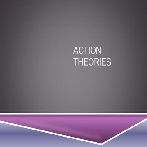 Action Theories