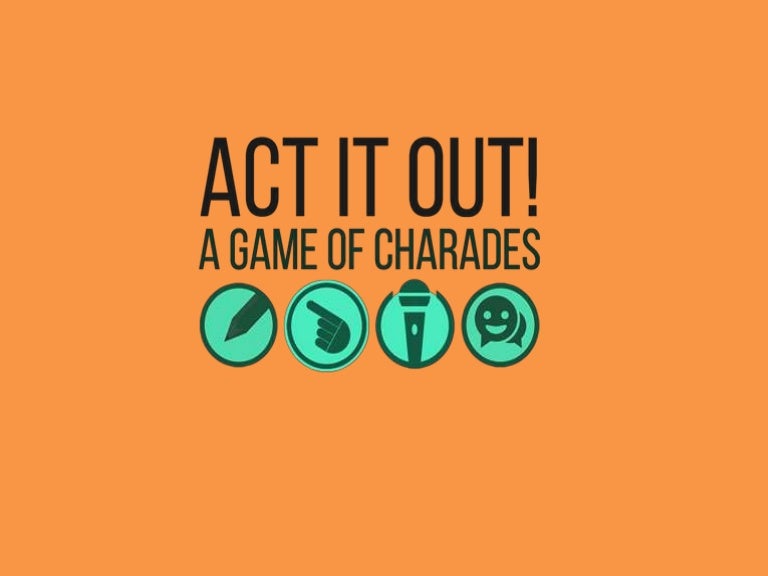 Act it out ESL game Daily activity vocabularies